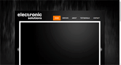 Desktop Screenshot of electronicsolutions.info